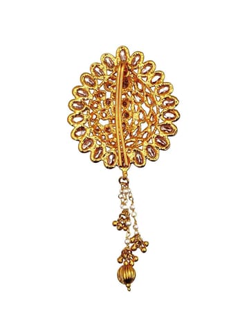 Traditional Hair Brooch with Hook Bridal Jewellery - CNB1548