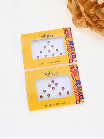 Traditional Bindis in Maroon color - SR054