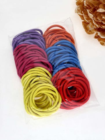 Plain Rubber Bands in Dark color - THF783