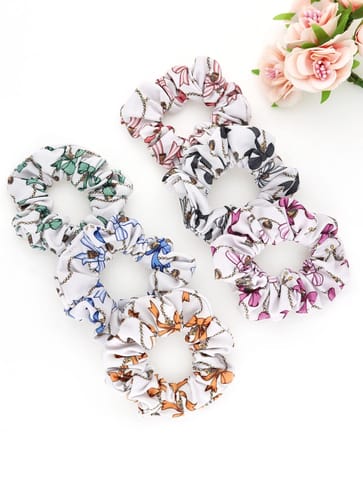 Printed Scrunchies in Assorted color - THF1876