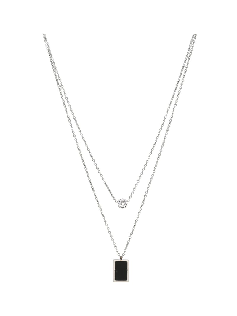 Western Pendant with Chain in Silver finish - PN032_1