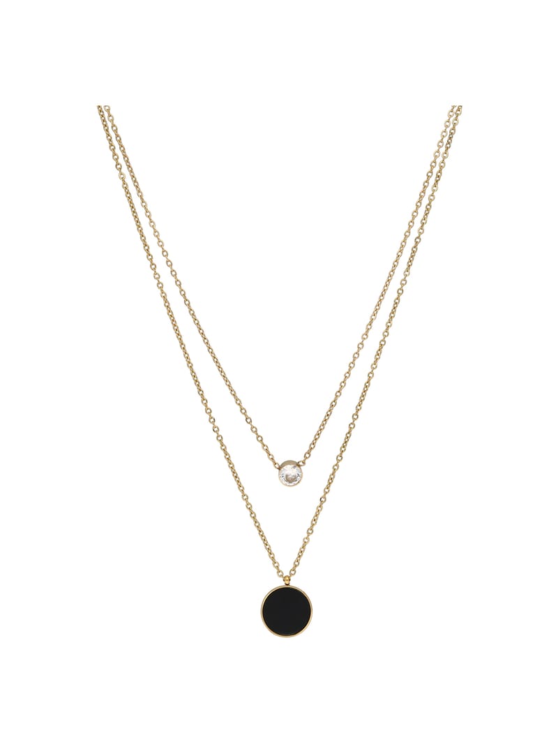 Western Pendant with Chain in Gold finish - PN035