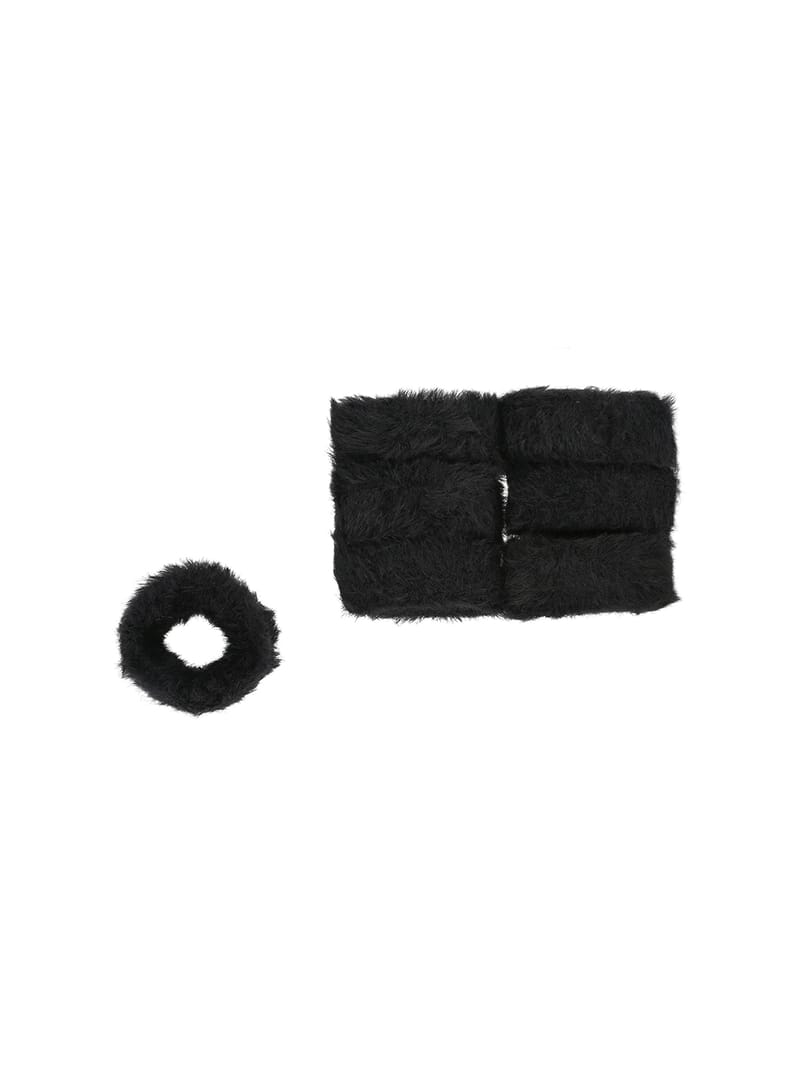Plain Rubber Bands in Black color - RB3095